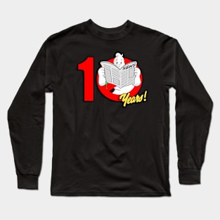 Ghostbusters News - 10 Years! Long Sleeve T-Shirt